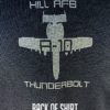 Hill AFB A-10 "Thunderbolt" T-Shirt Adult and Youth Sizes