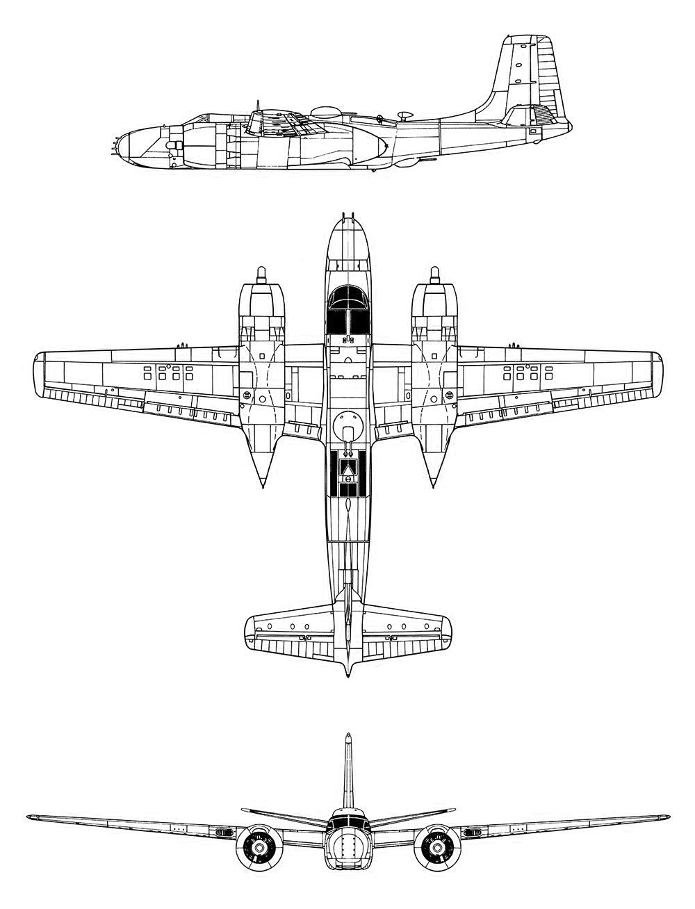 Douglas A-26B Invader Blueprint