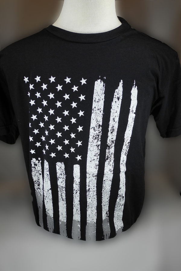 Black Flag T-Shirt with White Flag | Hill Aerospace Museum