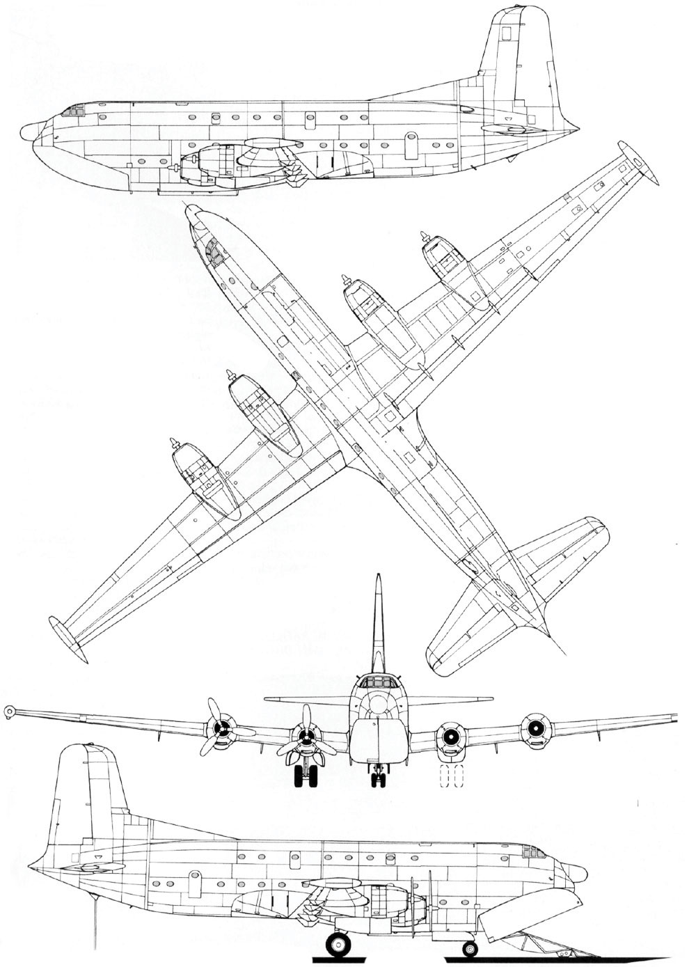 Douglas C-124C Globemaster II Blueprint