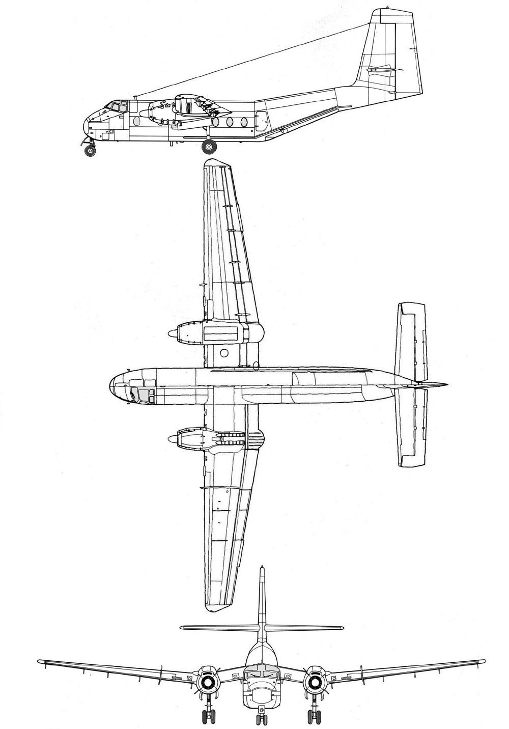 De Havilland C-7B Caribou Blueprint