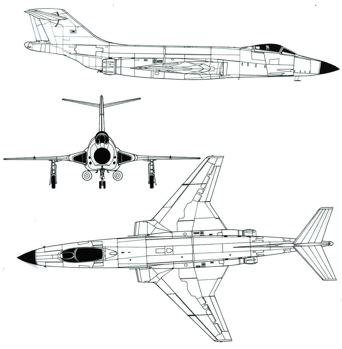 McDonnell F-101B-80-MC Voodoo Blueprint