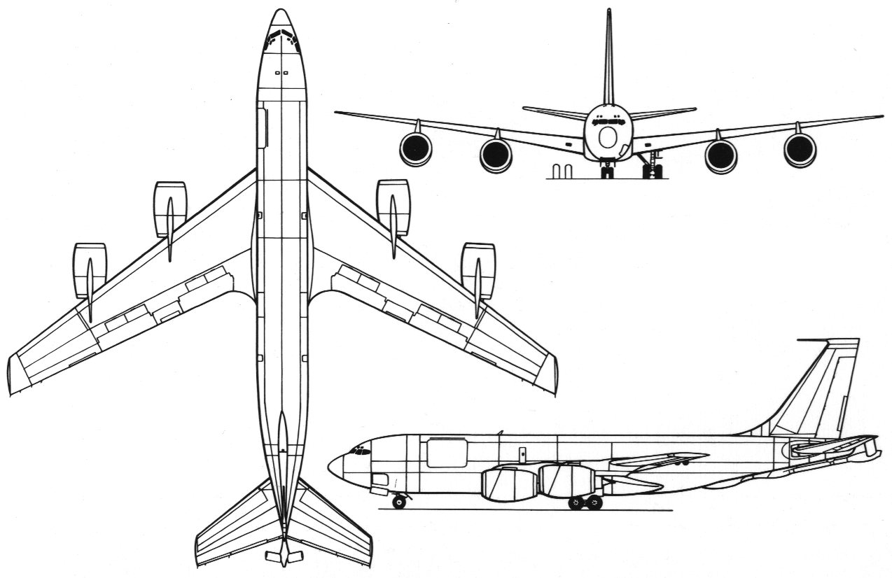 Boeing KC-135E Stratotanker Blueprint