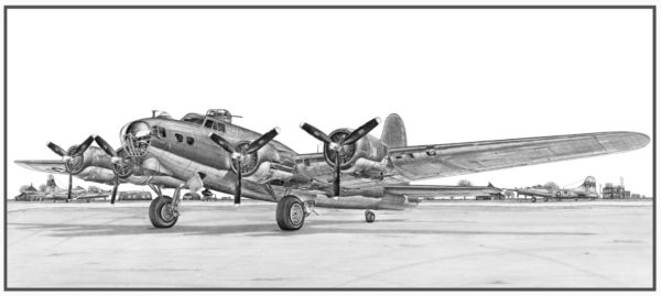 B-17G Fling Fortress Doug Kinsley Print